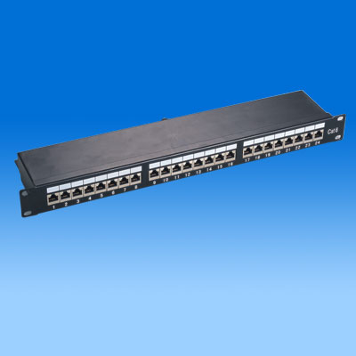 ZH-PP10 CAT6 24 PORTS STP PATCH PANEL